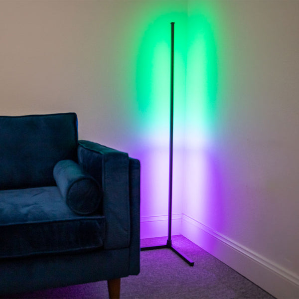 Corner Floor Lamp, Corner Light, RGB Color Changing Led Floor Lamp