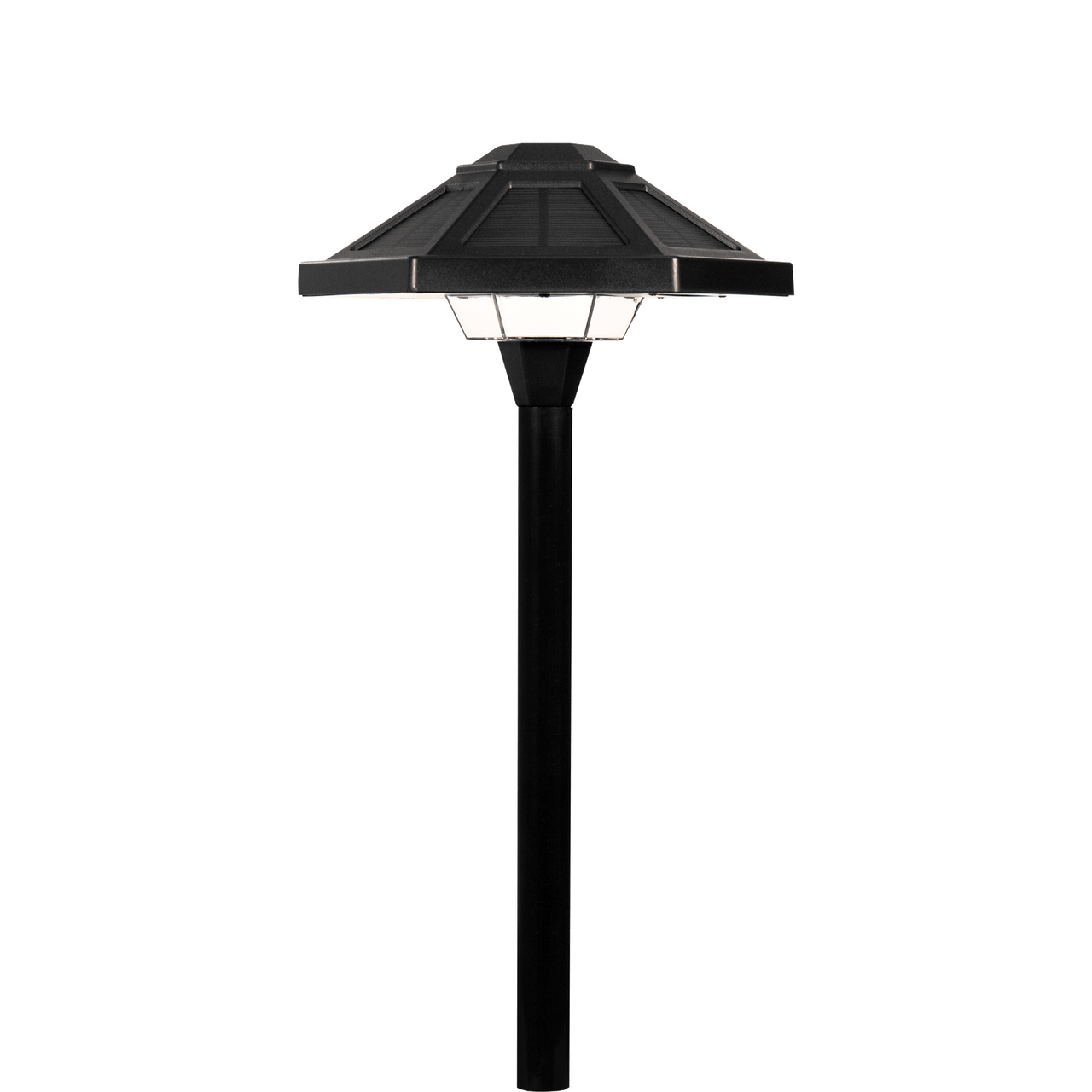 Lumen Logic™ Integrated LED Solar Path Light (Black)