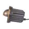 Lumen Logic™ LogiWell 12V Brass Beacon In-Ground Light (Bronze) with 5W LED MR16 Bulb