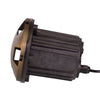 Lumen Logic™ LogiWell 12V Brass Turret In-Ground Light (Bronze) with 5W LED MR16 Bulb