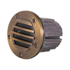 Lumen Logic™ LogiWell 12V Brass Grated In-Ground Light (Bronze) with 5W LED MR16 Bulb