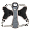 Lumen Logic™ LED Dog Harness (Gray) with Micro-USB Charging Cable